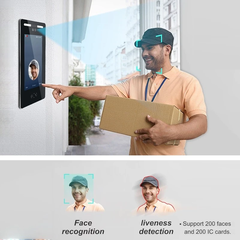 TCP/IP Face Recognition Video Intercom Door Station For Multi-Apartment Buildings – Model 83204 high quality
